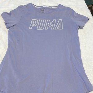 Puma T- Shirt (Purple) Size Medium